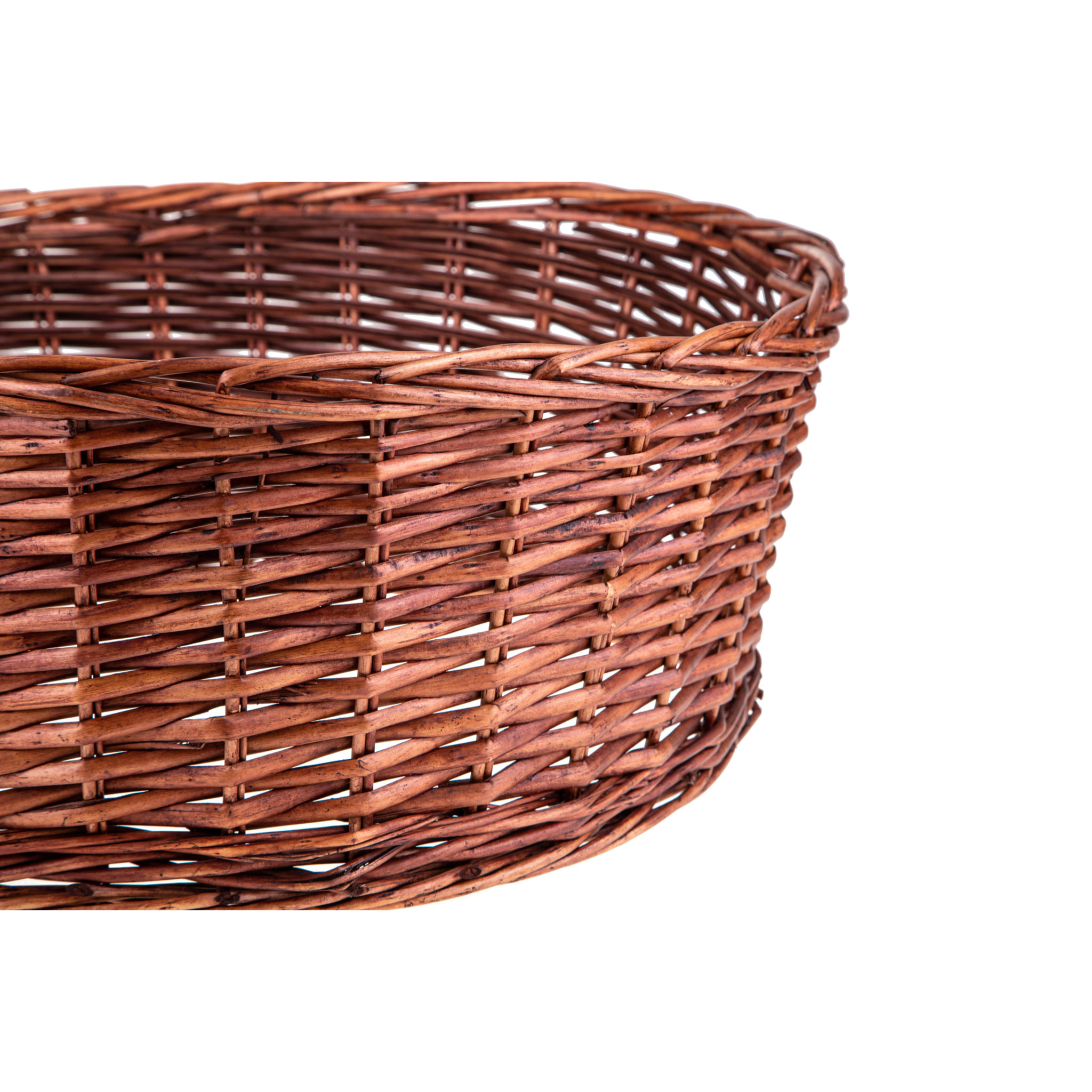 Base Abete Rattan - Pezzi 1 - Colore Marrone - 60x25,5Hx60cm - Bianchi Dino