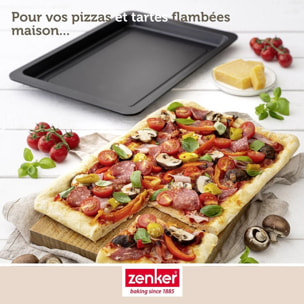 Plaque à pizza rectangulaire 42 x 29 cm Zenker Spécial Countries