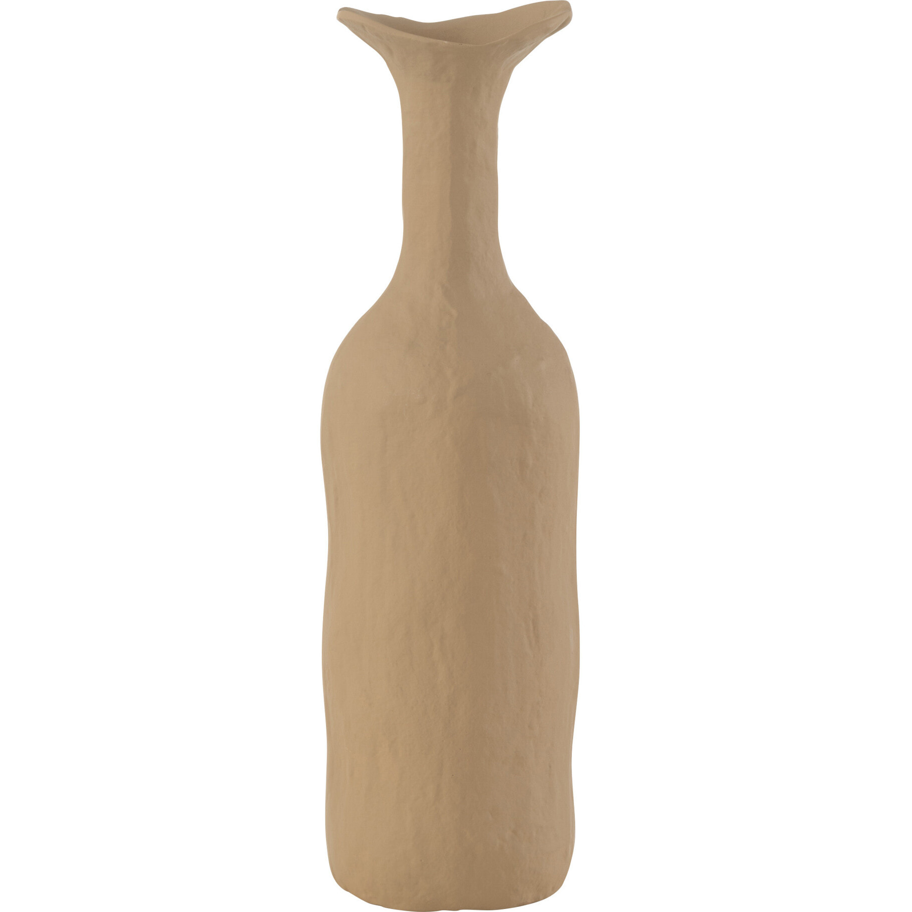 J-Line vase Agra - aluminium - beige - large - 39 cm de hauteur