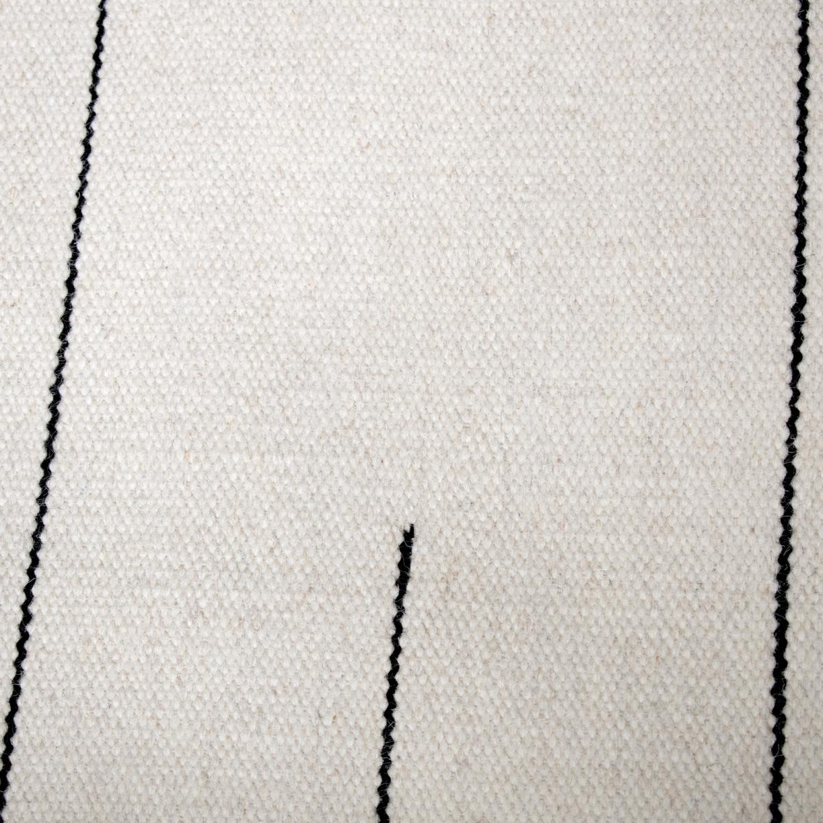 Tapis kilim Reversible Veko tissé à la main en laine beige