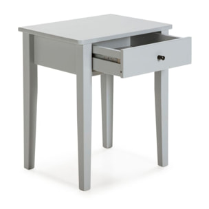 Mesita de noche Vika Gris Soft