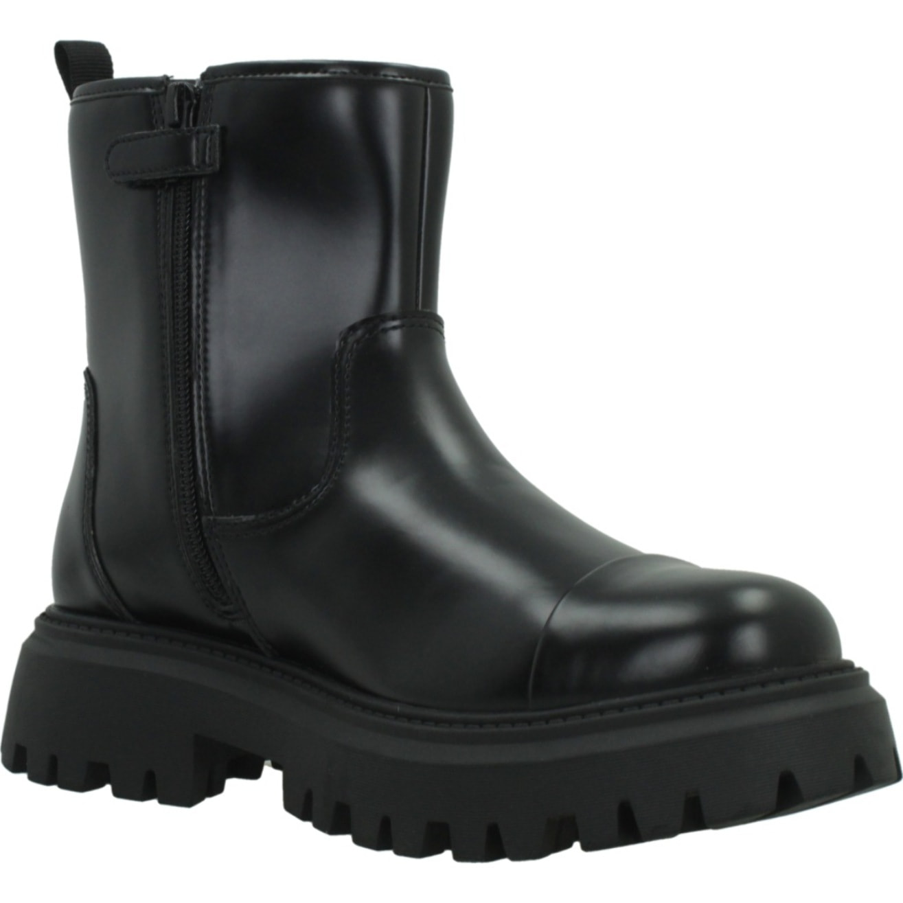 Zapatillas Niña de la marca GEOX  modelo J66M6B 000CN J MAQUINNENS NEGRO