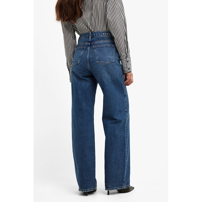 Jean large à taille haute Jeans larges Nakd
