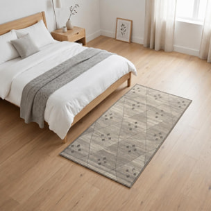 Tapis salon et chambre tissé motif berbère LUTO