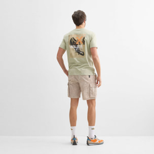 Camiseta regular MUNICH lifestyle de algodón orgánico verde