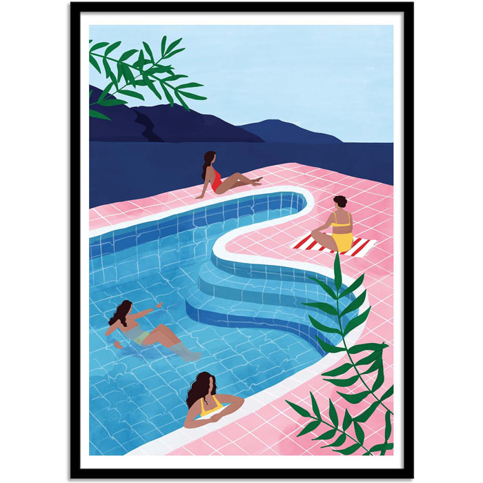 Affiche - Pool ladies - Maja Tomljanic
