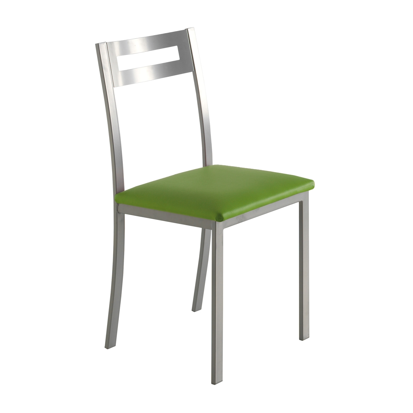 Set de 4 sillas – Polipiel y metal