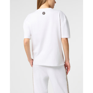 PHILIPP PLEIN Man Fit T-Shirt Strass Signature