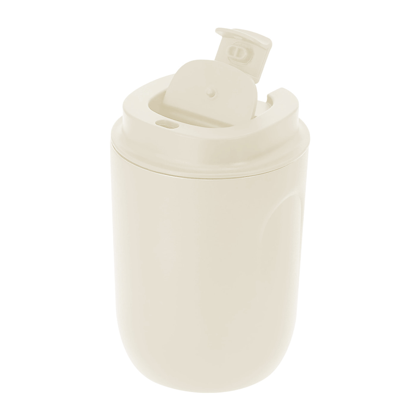Vaso térmico de doble pared con capacidad de 250 ml en Acero Inoxidable Reciclado en acabado semi mate. Con tapadera de seguridad. Libre de BPA.