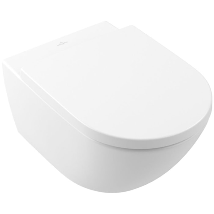 Combipack modèle suspendu VILEROY ET BOCH Subway 3.0 TwistFlush blanc