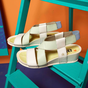 Sandalias 1944 MULTI CREAM-BURDEOS/ I IMAGINE color Cream-burdeos