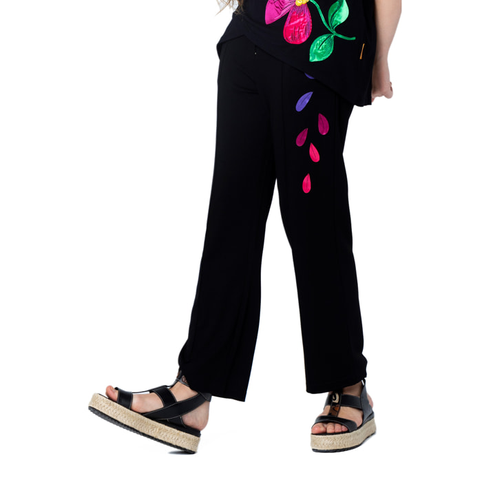 Mamatayoe Pantalón Brillo Para Mujer, Negro