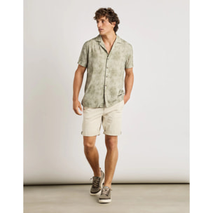 Camisa Manga Corta Caqui - Fog