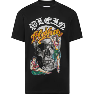 PHILIPP PLEIN Camiseta de cuello redondo y manga corta HAWAII
