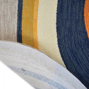 Tapis extérieur tissé kilim rectangle KAFI