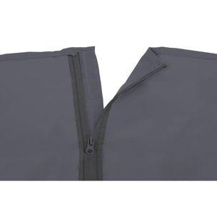Rideaux pour tonnelle "Maldives" 5x3m en polyester ardoise