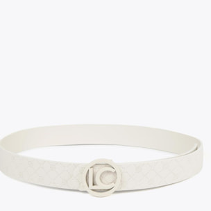 Cintura double face monogrammi LC