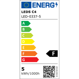 Forlight Proyector Ip65 Minimal Led 5,4W 3000K Negro 298Lm