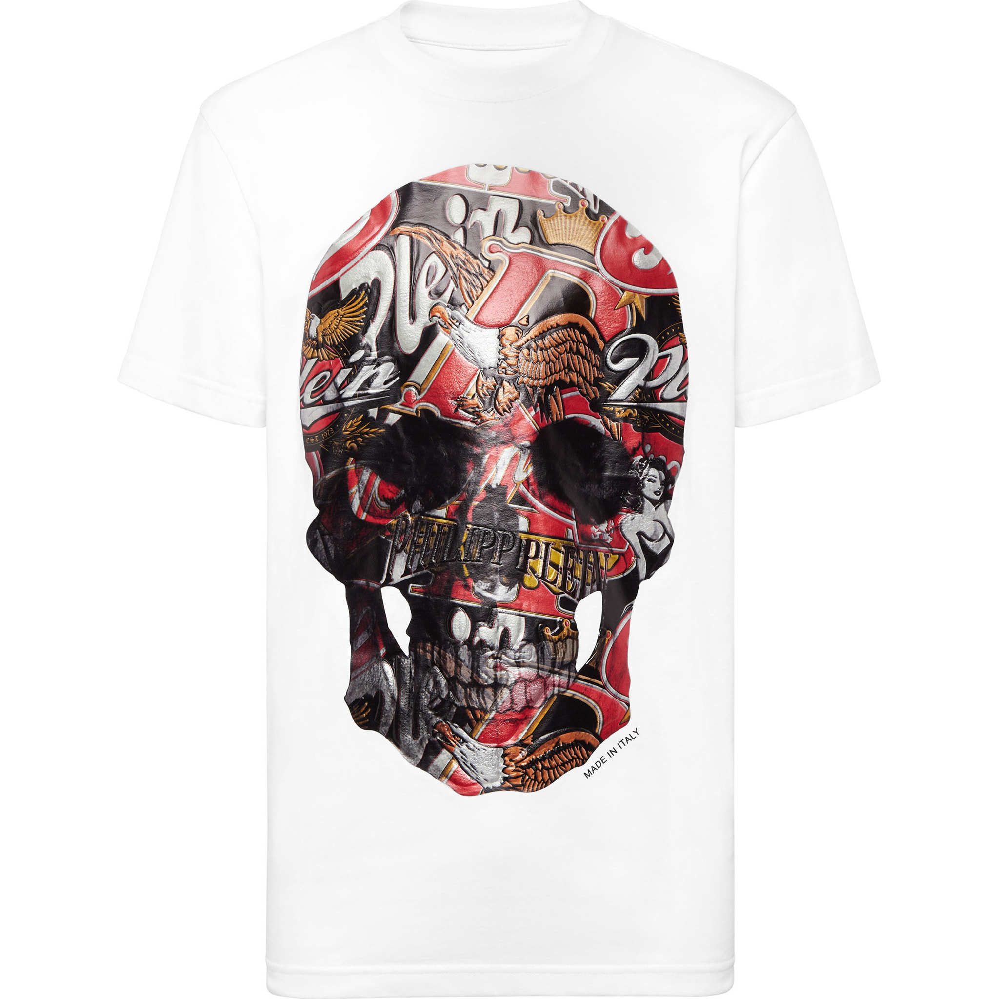 PHILIPP PLEIN Maglietta girocollo Ss SKULL