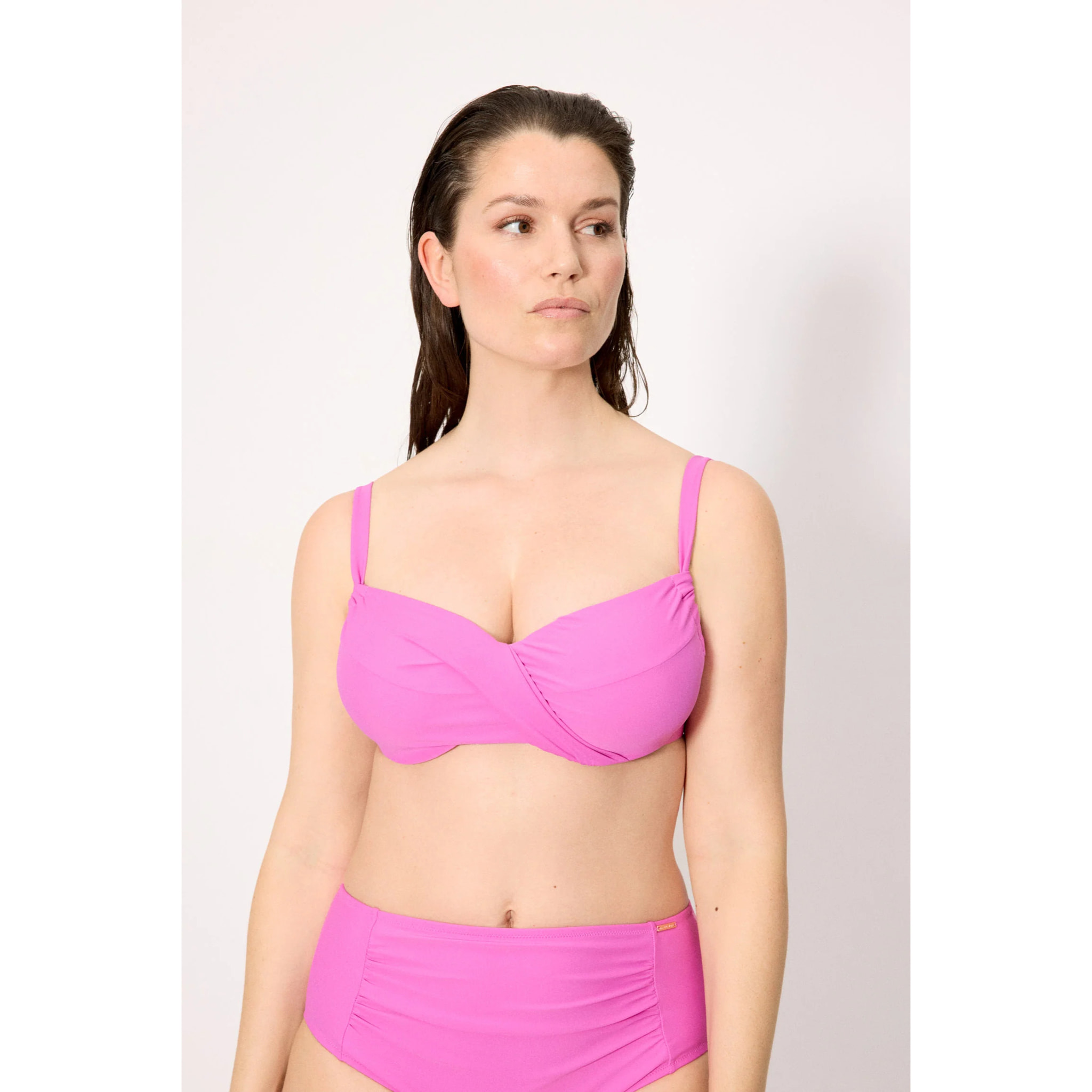 Top bikini contenitivo Rosa