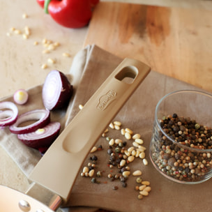 Poêle en aluminium 24cm motif léopard - tous feux LEOPARD