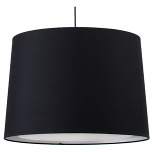 CONGA Lampe suspension noire avec fiche