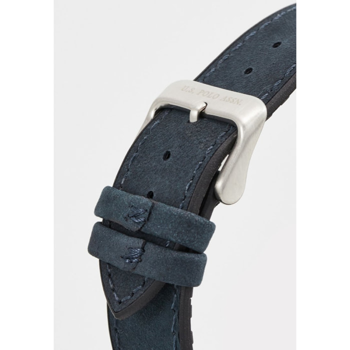 Cronografo U.S. Polo Assn. In pelle