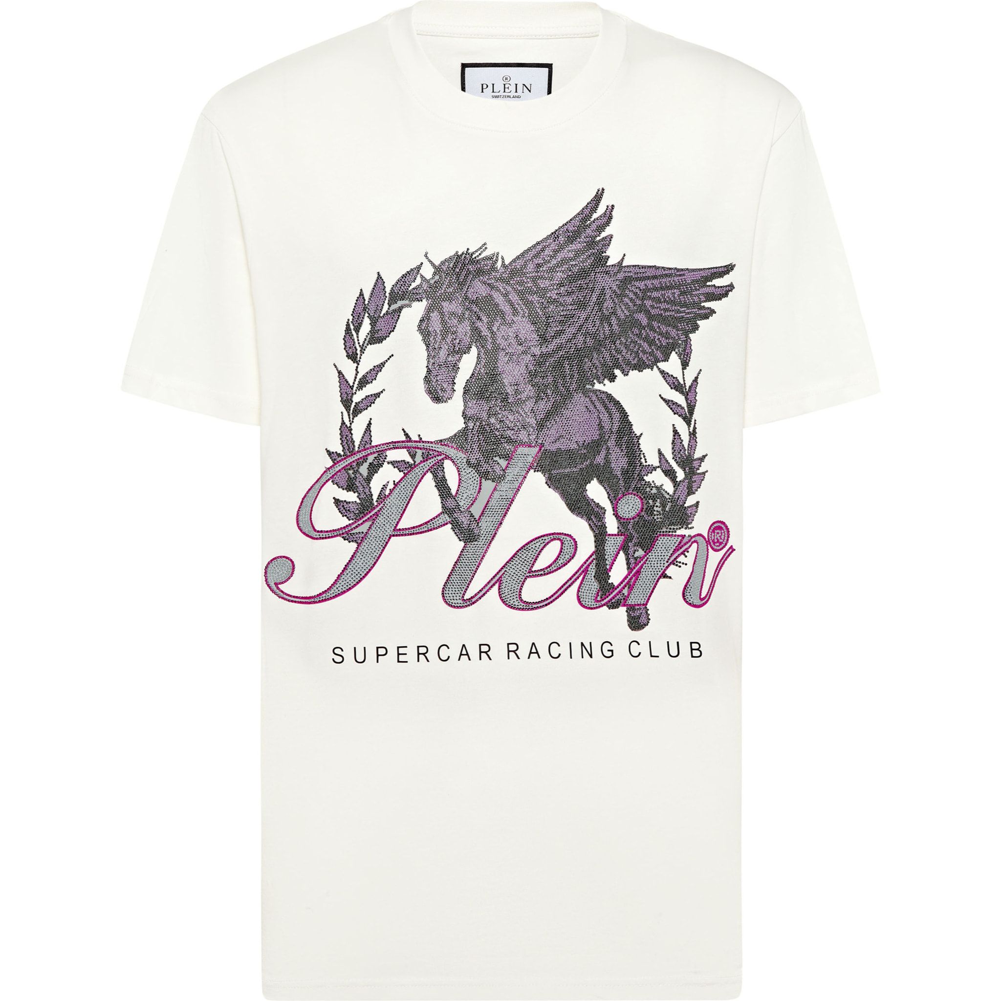 PHILIPP PLEIN Camiseta de cuello redondo RACING