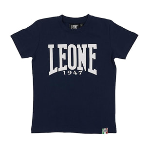 T-shirt da bambino manica corta con stampa e logo Basic
