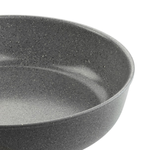 Sauteuse avec couvercle, 28 cm, Aluminium, Revêtement antiadhésif en céramique renforcée en titane