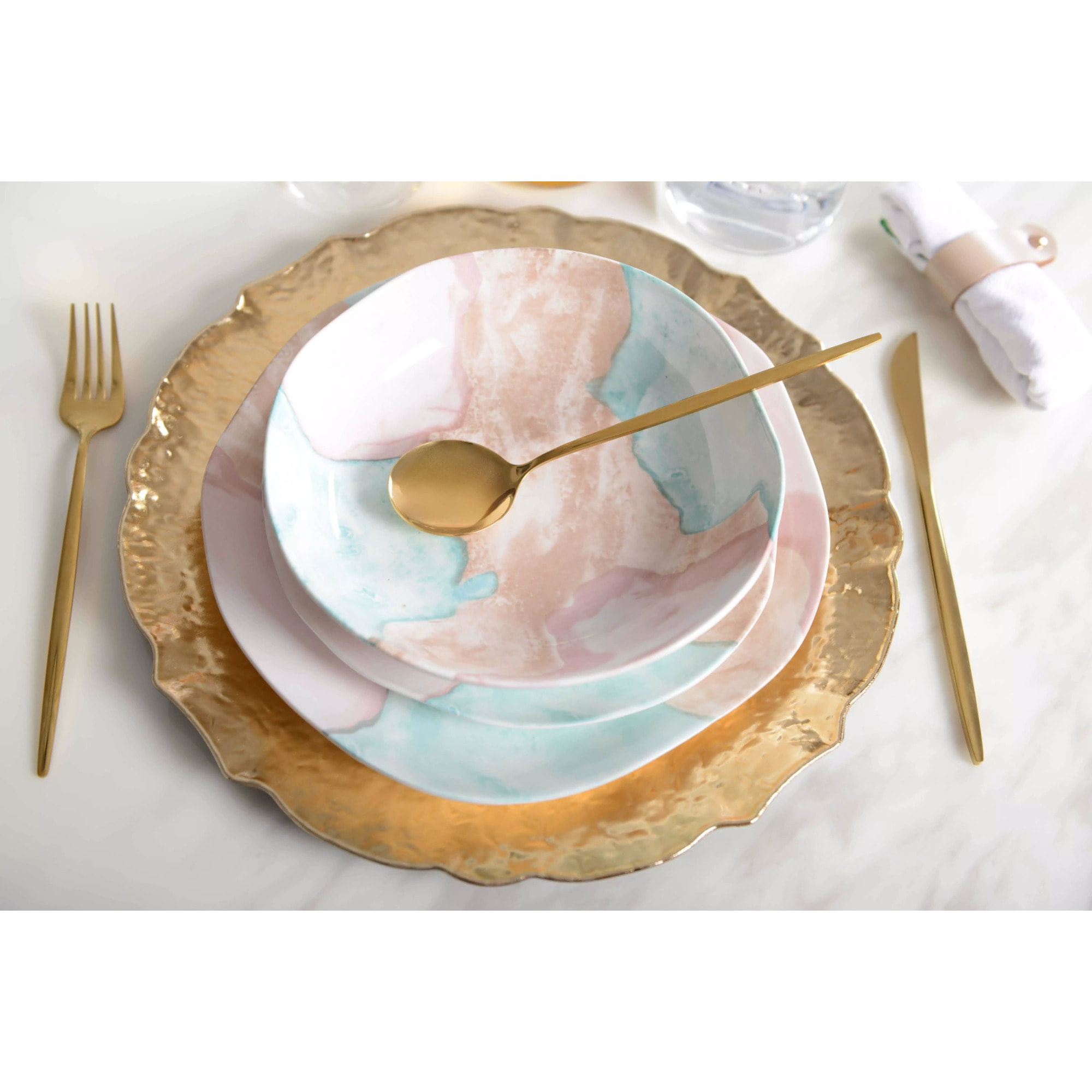 Lot de 6 ASSIETTE CREUSE - TREASURE MINE