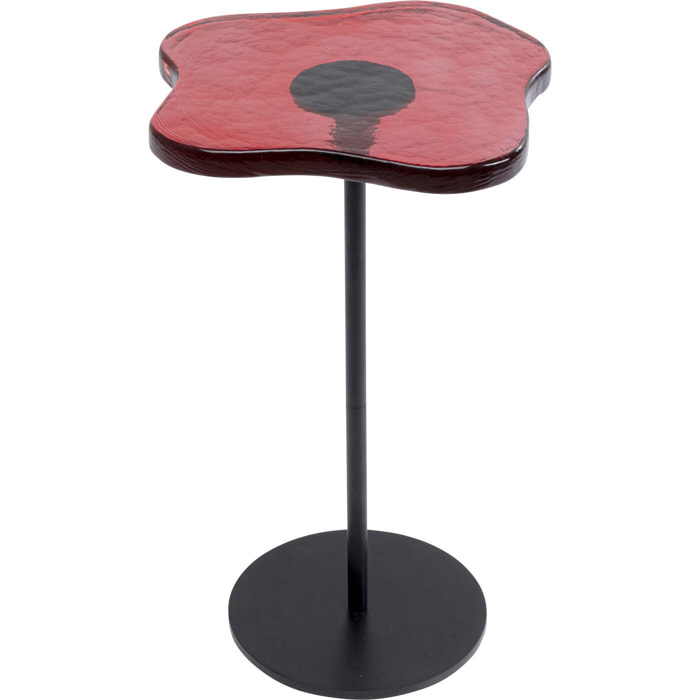 Table d'appoint Lava rouge Kare Design