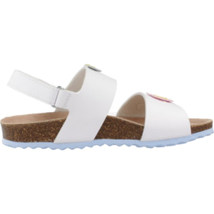 Sandalias Niña de la marca GEOX  modelo J ADRIEL GIRL BLANCO