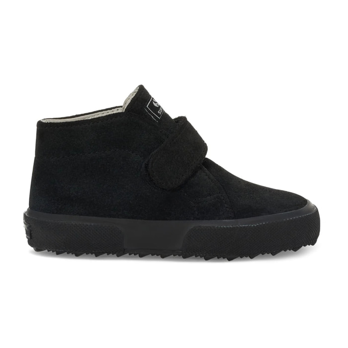 Superga - Stivaletti Bambino Nero - 2173 Kids Strap Suede