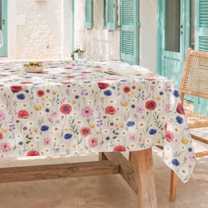 Mantel antimanchas JALIA MULTICOLOR - 100% algodón