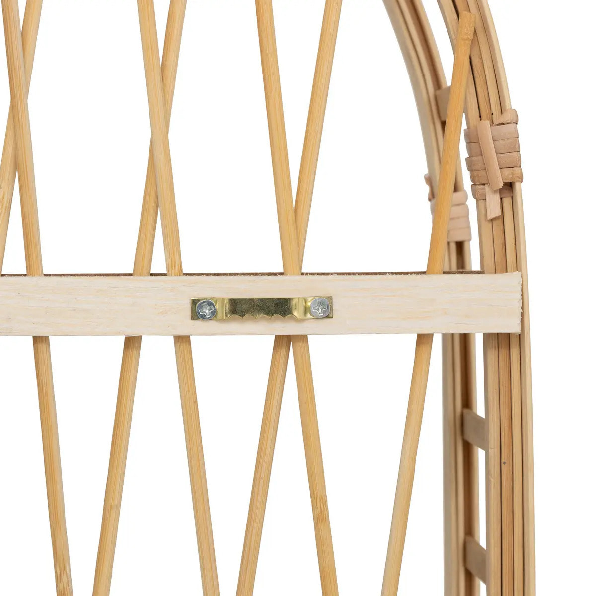 Etagère murale "Anahi" bambou beige 74x45cm