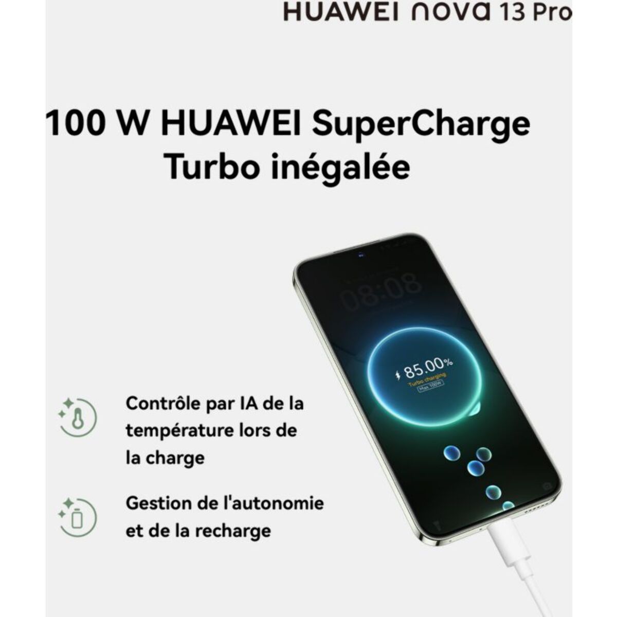 Smartphone HUAWEI Nova 13 Pro Noir