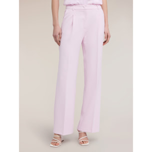 Motivi - Pantaloni palazzo in crêpe - Rosa