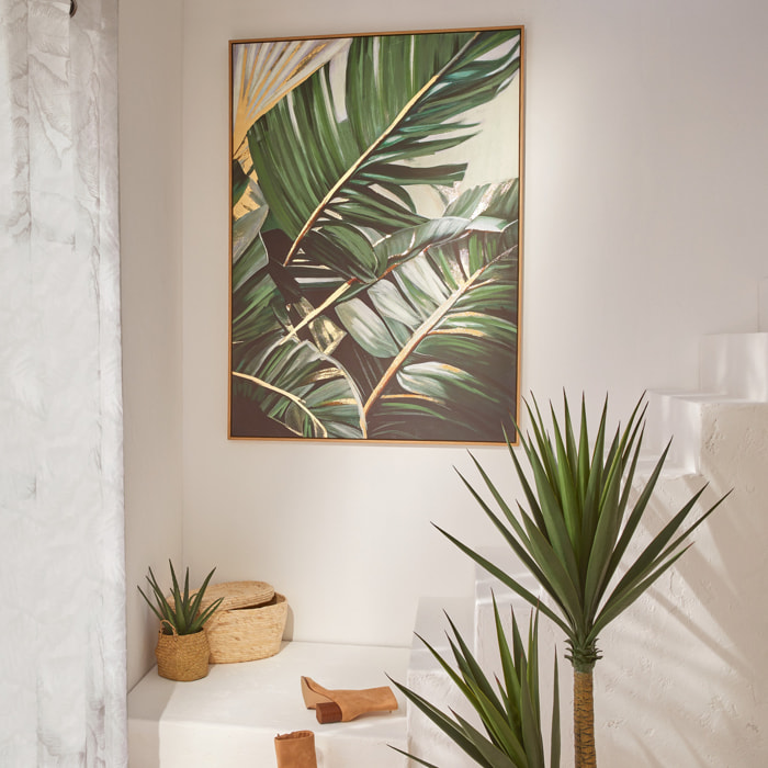 Toile peinte encadrée "Tahina" 100x140cm