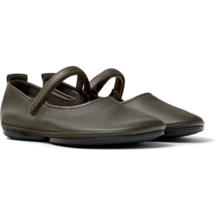 Ballerine - CAMPER Right Nina - Verde - Pelle liscia