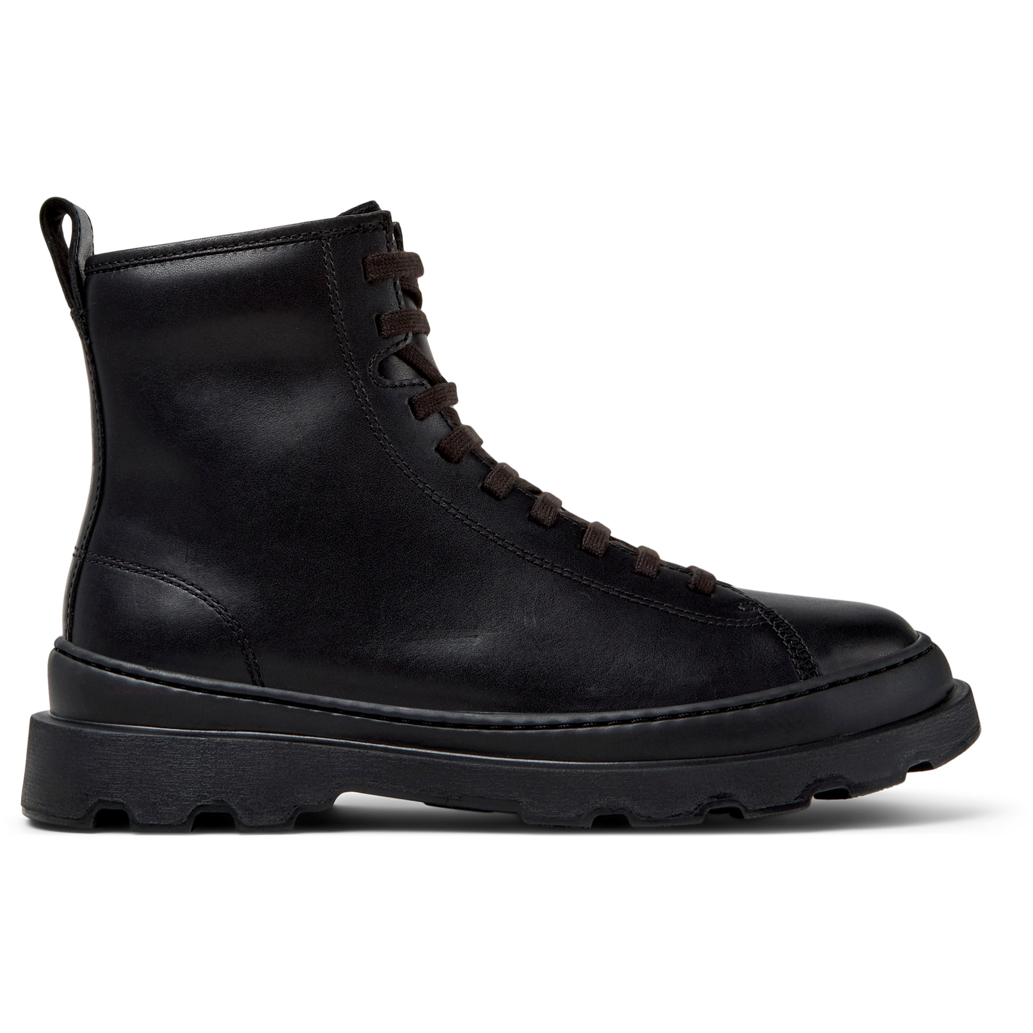 Botines - CAMPER Brutus+ - Negro - Cuero liso