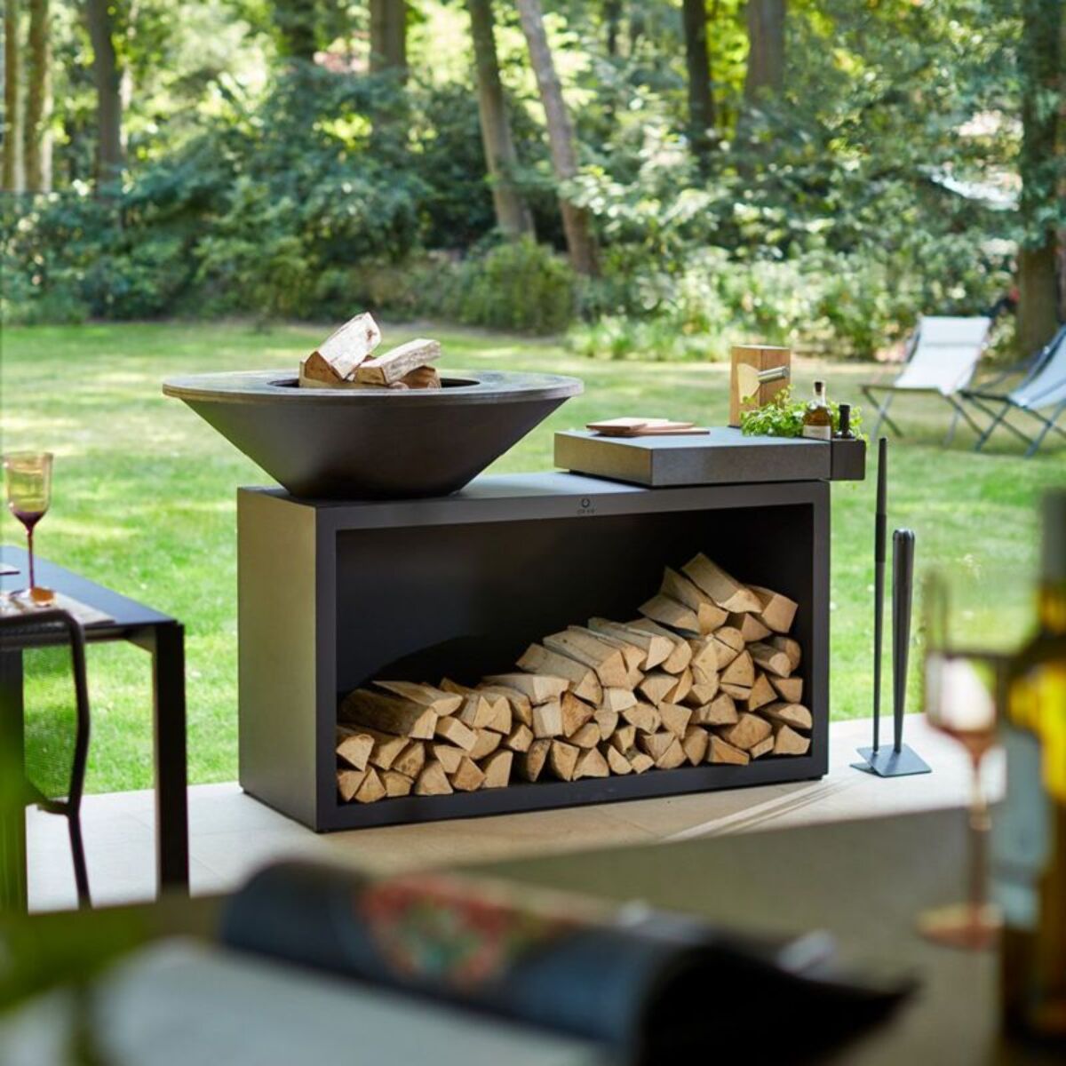 Brasero OFYR Island Black85 Ceramic Dark Grey OI3B85C