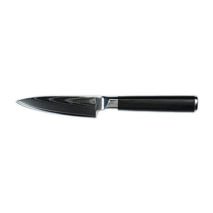 Couteau à légumes noir damas 21cm avec étui - "Core"