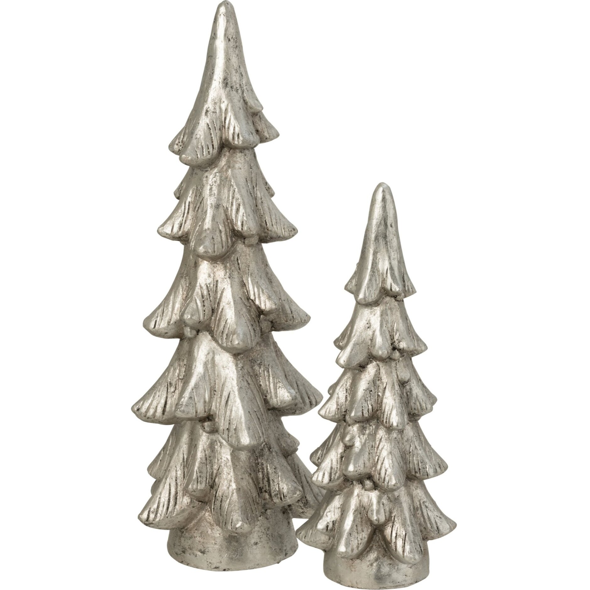 J-Line décoration Sapin de Noël - magnésium - argent - large