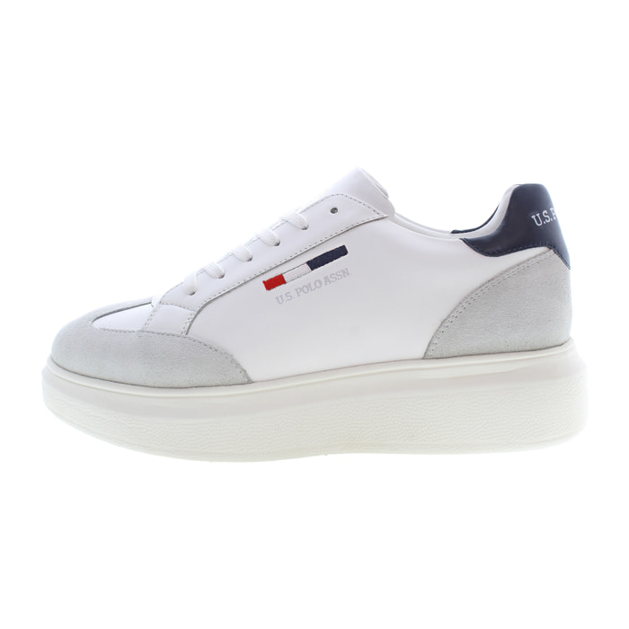 Sneakers U.S. Polo Assn White Medieval Blue