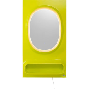 Miroir Aero LED 141x80cm vert Kare Design