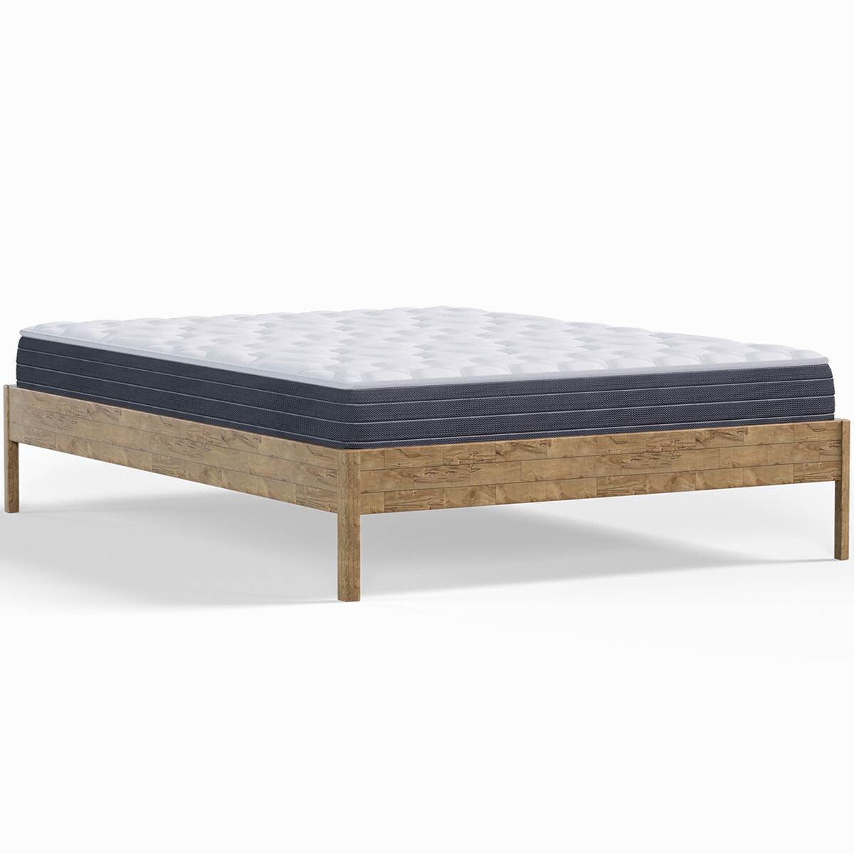 Pack lit en bois massif + Matelas mémoire de forme - AINA & MEMO HR