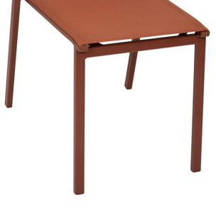 Chaise de jardin Essentia empilable acajou