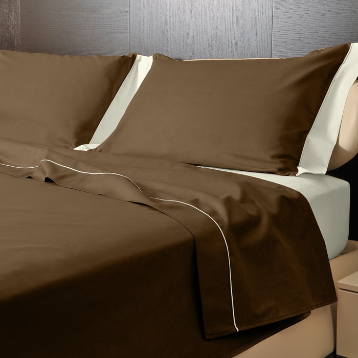 Completo letto Double-Color IPERSAN Caffe'/Panna