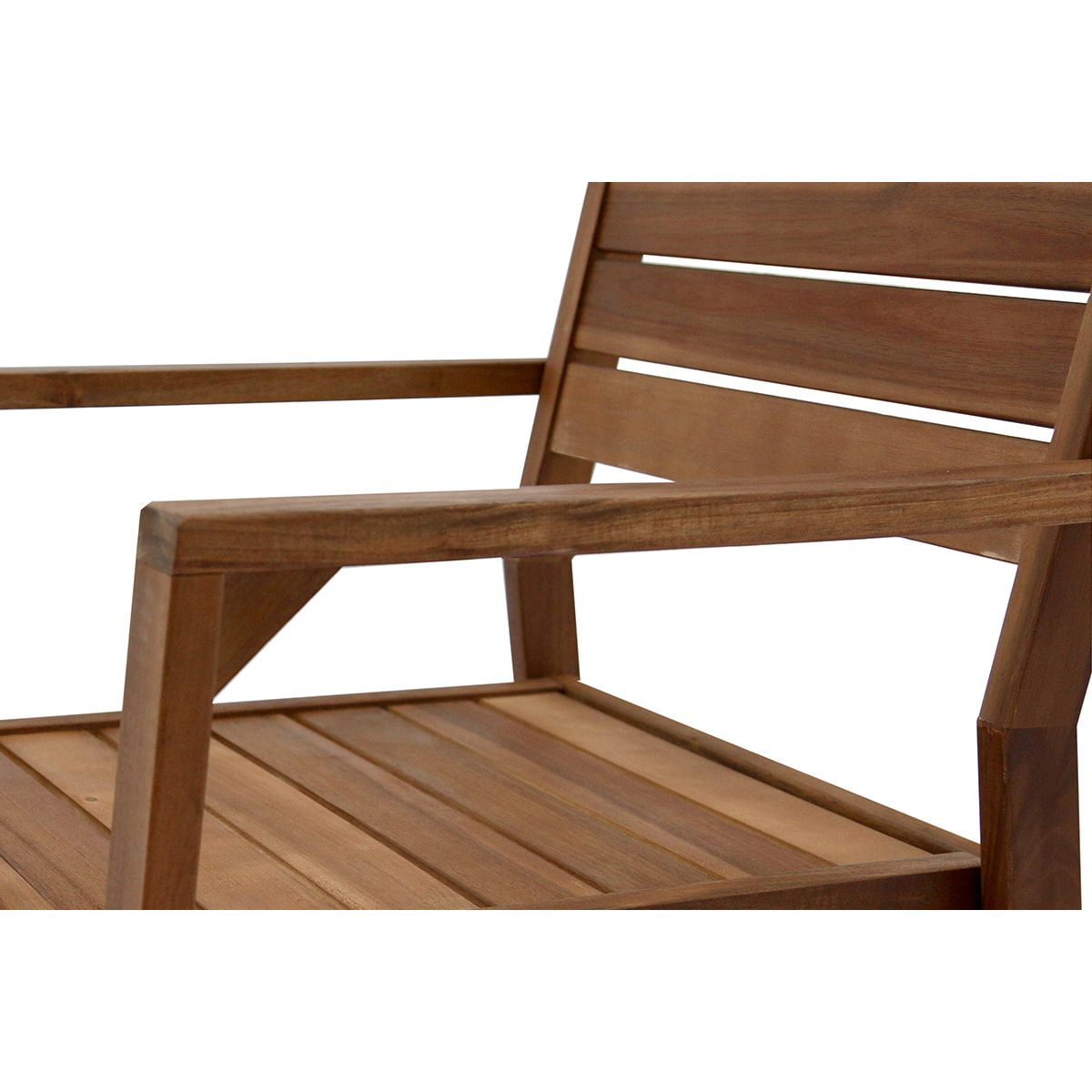Fauteuils de jardin empilables en bois massif (lot de 2) CANOPEE